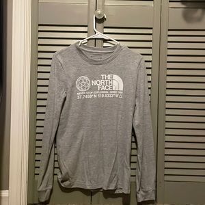 Long sleeve North Face t shirt